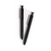 U Brands Midnight Monterey Ballpoint Pens Set of 2 Black Soft Touch Painted Black Details Bold 10 mm Point Black Ink