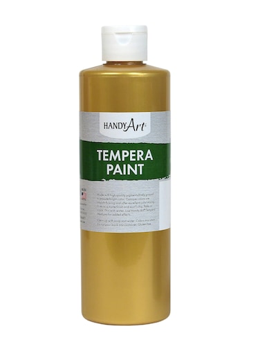 Handy Art Tempera Paint 16 ounce Metallic Gold231162