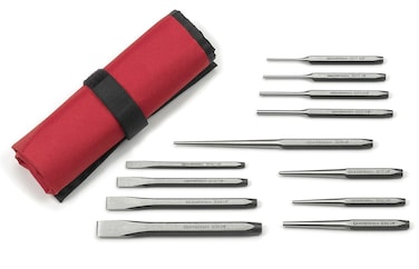 GEARWRENCH 12 Piece Punch and Chisel Chrome Set  82305