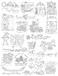 Aunt Marthas 400 Kitchen Designs Embroidery Transfer Pattern Book Over 25 Iron On Patterns