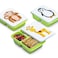3PACK TotBox Kids Lunch Box Bento Snack Box for Daycare Preschool Kindergarten Toddlers Baby Boys Girls Small Cute Stackable Dishwashersafe Food Storage Containers Fits Sandwich
