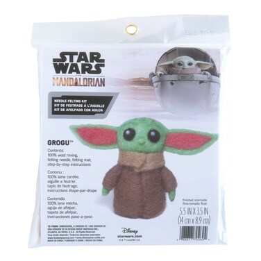 Dimensions Star Wars The Mandalorian Grogu Needle Felting Kit 55 x 35 Multicolor
