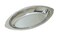 8 oz Ounce Stainless Steel Oval Au Gratin Serving Dish Pan Platter  Set of 2