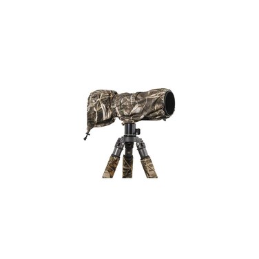 LensCoat Raincoat RS for Camera and Lens Large Rain Cover Sleeve Camouflage Protection Realtree Max4 HD LCRSLM4
