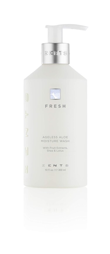Zents Hand and Body Wash Fresh Fragrance Moisturizing AntiAging Cleanser with Organic Shea Butter  Aloe for Dry Skin 10 fl oz