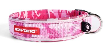 EzyDog Neo Dog Collar Medium Pink Camo