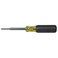 Klein Tools 32559 Multibit Screwdriver  Nut Driver Extended Reach 6in1 Tool with Nut Driver Phillips and Slotted Bits