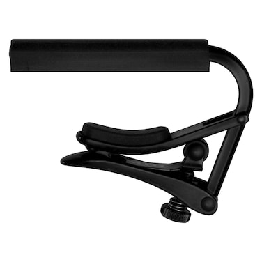 C2K Shubb Capo Noir Series Classical Guitar Capo Noir  Black Chrome