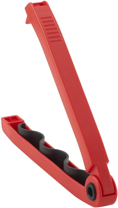 LINDEN SWEDEN Twixit Mega Bag Clip  Keep Food Fresh Prevent Spillage  Great for Storage and Organization  Microwave Freezer and DishwasherSafe  BPAFree Red