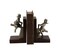 Deco 79 Polystone People Bookends with Swing Set Set of 2 4W 8H Brown