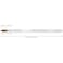 PANA Pure Kolinsky Hair Acrylic Nail Brush  Round Clear Acrylic Handle Size 12  Nail Brush for Acrylic Nail Application Nail Extension Manicure Pedicure Salon Beginner and Professional