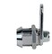 FJM Security 2400ASKD Tubular Cam Lock with 58 Cylinder and Chrome Finish Keyed Different