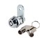 FJM Security 2400ASKD Tubular Cam Lock with 58 Cylinder and Chrome Finish Keyed Different