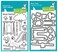Lawn Fawn Lets Play Stamp and Die Bundle  Two Items