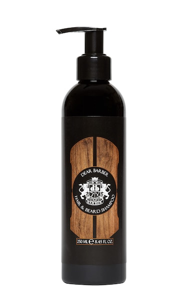 Dear Barber Shampoo Mens Hair Shampoo Suitable for Hair and Beard Nourishing and Moisturising 250ml