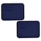 Pyrex Bundle  2 Items 7210PC 3Cup Blue Plastic Food Storage Lids  Original Genuine Pyrex Lids  2 Pack Made in the USA