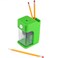 Office Style Electronic Pencil Sharpener with Auto Stop Safety Feature  Large Pencil Holder for Home Office or Classroom  Green  by Office  Style APS200G