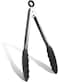 Kitchen TongsSilicone Tongs for Cooking Stainless Steel Nonstick Kitchen Clips for BBQ Cooking Food Delivery9 inches