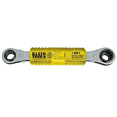 Klein Tools KT223X4INS Linemans Insulating 4in1 Box Wrench