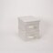 Household Essentials 111 Storage Box with Lid and Handle  Natural Beige Canvas  MediumNatural Trim