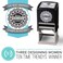 Three Designing Women Custom Designer Address SelfInking Stamp