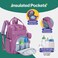 BabbleRoo Diaper Bag Backpack  Baby Essentials Travel Tote Purple Unisex