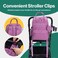 BabbleRoo Diaper Bag Backpack  Baby Essentials Travel Tote Purple Unisex