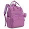 BabbleRoo Diaper Bag Backpack  Baby Essentials Travel Tote Purple Unisex