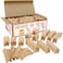 Wooden Train Track 52 Piece Set  18 Feet Of Track Expansion And 5 Distinct Pieces  100 Compatible with All Major Brands Including Thomas Wooden Railway System  by Right Track Toys T