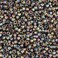 Toho Round Seed Beads 110999 Gold Lined Rainbow Black Diamond 8 Gram Tube