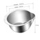 Rice Washer Strainer Bowl  4in1 Washing Bowl for Quinoa Stainless Steel Rinser With Side Drainers Small Colander for Cleaning Fruits Vegetables and Beans  Versatile Kitchen Tool