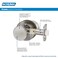 Schlage F40 GEO 619 CAM Georgian Door Knob with Camelot Trim Bed  Bath Privacy Lock Satin Nickel