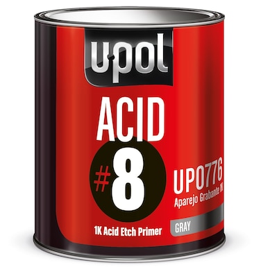 UPol Products ACID8 Etch Primer  1 Liter Aluminum 338 Fl Oz Pack of 1