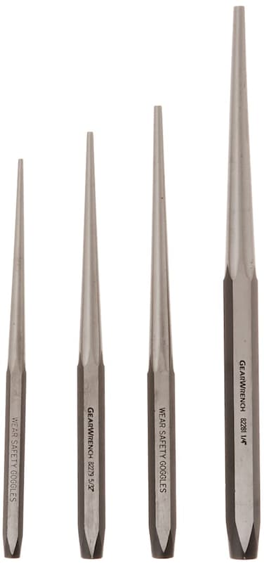GEARWRENCH 4 Piece Long Taper Punch Set 82307