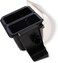 San Jamar Mini Dome Condiment Bar 2 Compartnment with Dome Lid for Kitchen Bar And Restaurants Plastic 1 Quart Black