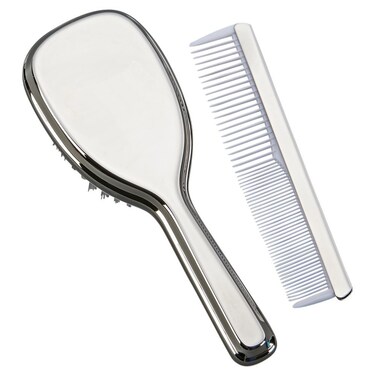 Creative Gifts International Comb  Brush Set for Girls Silver
