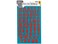 Dritz 15521 Ironon Letters Embroidered Cooper 34Inch Red 1Sheet