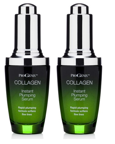 ProGenix Collagen Face Serum Skin Care Moisturizer Booster Instant Plumping Serum With Hyaluronic Acid To Plump Fine Lines 1 Fl Oz Pack of 2