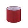Aspen Creative 31107 Hardback Drum Transitional Spider Lamp Shade Rich Red Burlap Texture Fabric 12 Top x 12 Bottom x 10 Height