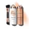 LUMINESS Airbrush Spray Silk Foundation Starter Kit  Fair  Foundation Primer  DualSided Angled Buffing Brush  Medium Buildable Coverage AntiAging Formula Hydrates  Moisturizes