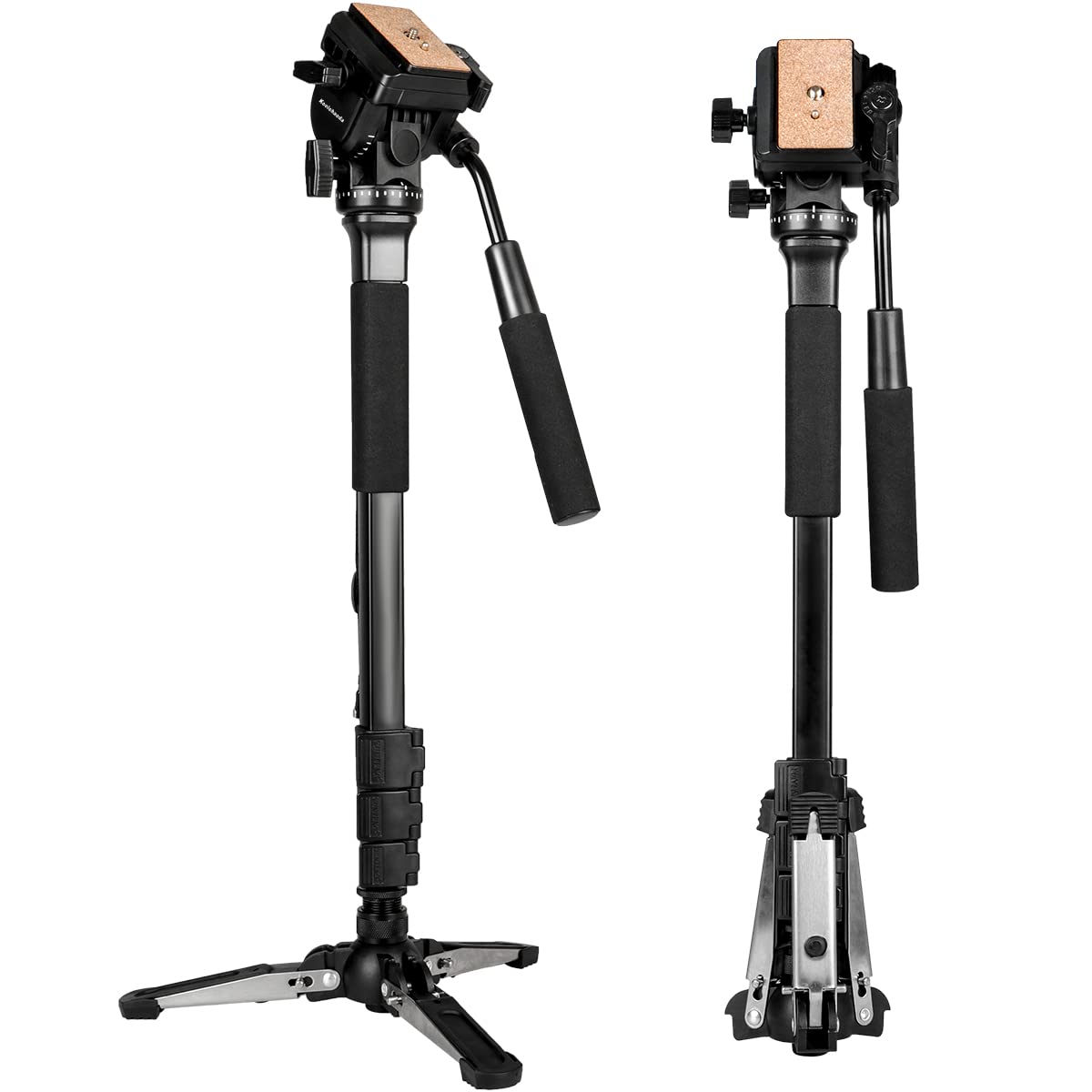 koolehaoda Koolehaoda Extendable Camera Aluminum Monopod With Fluid Head