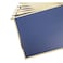 U Brands Classic Chic Fashion Hanging File Folders Office Supplies Blue Pink and Gray with Gold 6 Count