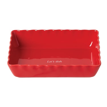 Kate Spade New York Make It Pop Rectangle Baking Dish one size Red