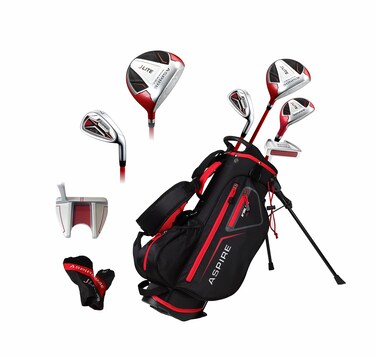 Aspire Xlite Super Performance Precise Junior Golf Club Set Red Set for Ages 3 to 5 Right Handed