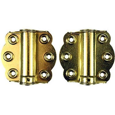 Wright Products V650 Door Adjustable SelfClosing Hinges 234 Brass Plated