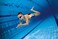 Arena Unisex Youth Spider Junior Swim Goggles Girls and Boys Ages 6 to 12 No Fog NonMirror Lens Easy to Adjust Strap No Leak BlueLightblueBlue