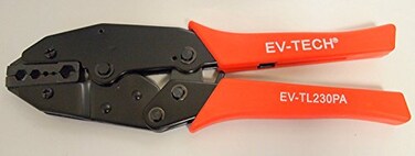 Evertech Professional Coax Coaxial BNC Connector Crimp Crimping Tool  RG59 Siamese Cables for CCTV Security Cameras BNC Connectors Crimper for RG55RG58RG59RG6256 21 140 141 142 Crimp Tool