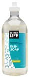 Better Life Dish Soap  Liquid Dishwashing Soap with Vitamin E and Aloe for Home  Kitchen Sink  No Gloves Required Kitchen Soap for Sensitive Skin  22oz Lemon Mint