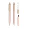 U Brands Cambria Mechanical Pencils Set of 2 Blush Pink Soft Touch Medium 07 mm Point Lead and Eraser Refills