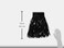 Packaged 1Ply Black Metallic Fringe Drape